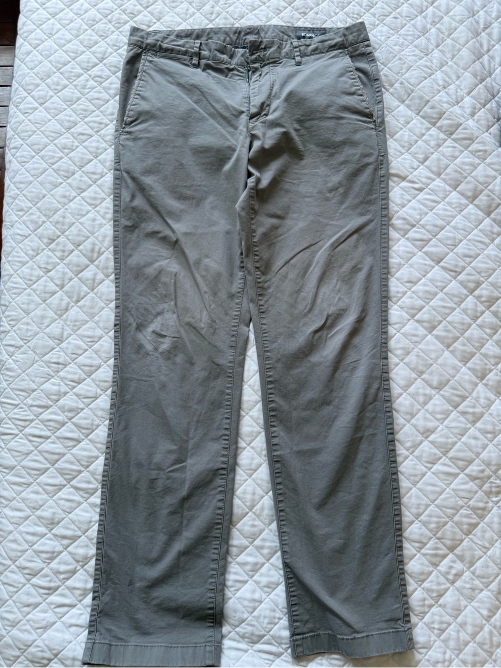 Bonobos Slim Fit Chinos Men’s 33x32 Slim Gray